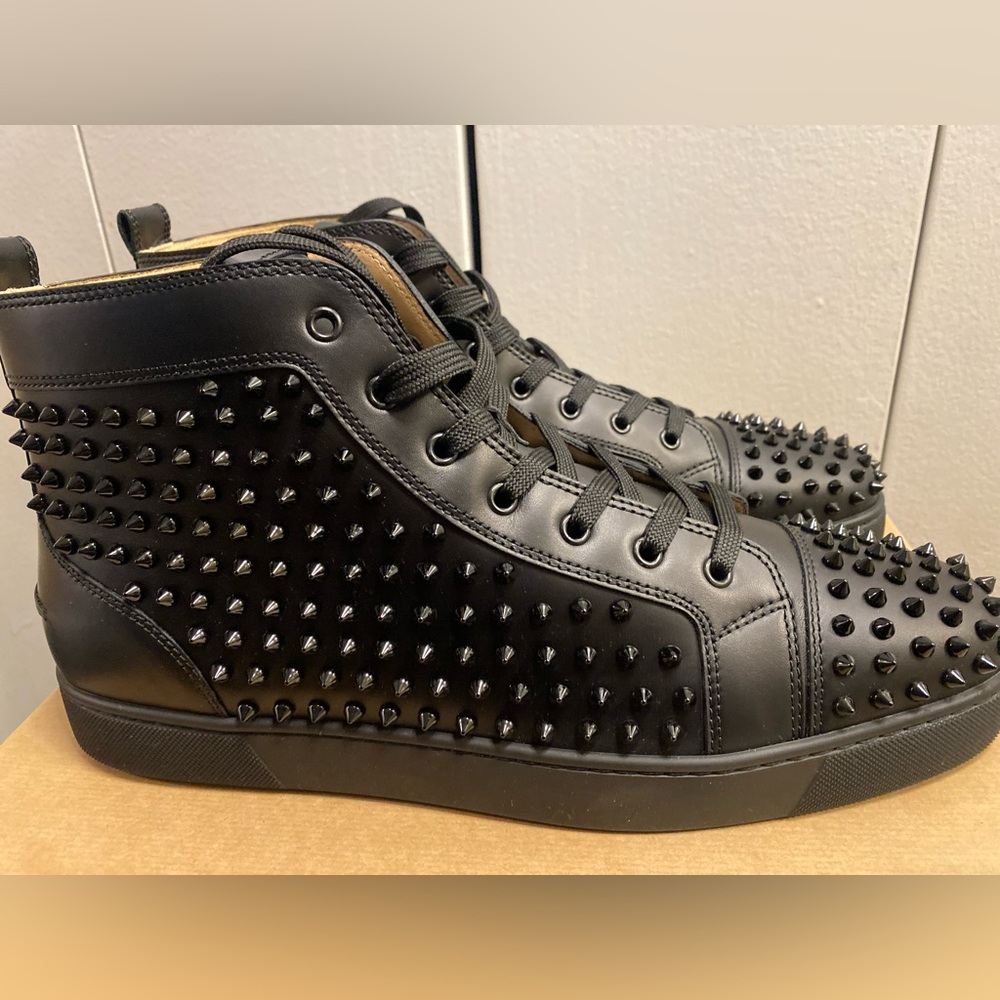 Christian Louboutin Louis Spikes Sneakers - Picture 2 of 11